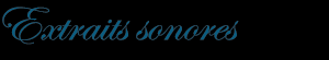 Frozen Extraits Sonores